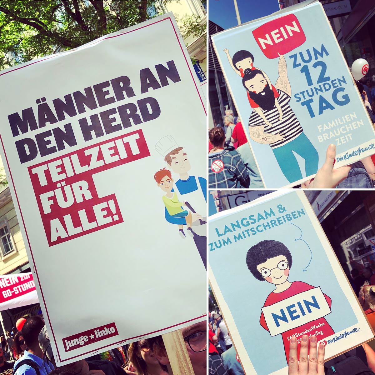 Impressionen von der Demonstration