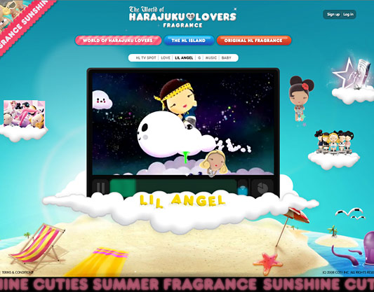 Harajuko Lovers Website